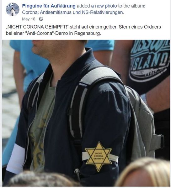 Datei:Hygienedemo gelber Stern 2020.jpg